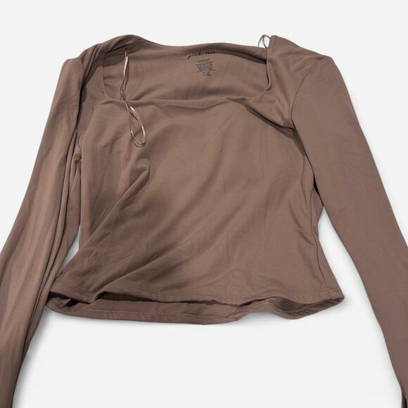 Light brown mocha long sleeve - Picture 3 of 5